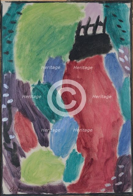 Variation: Great Way - Evening, 1916. Creator: Alexei Jawlensky.