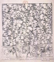 Variety of expressions, 1743. Artist: William Hogarth