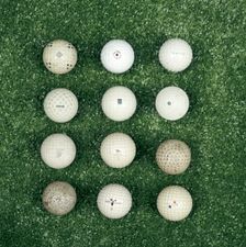 Variety of golf balls. Creator: Unknown