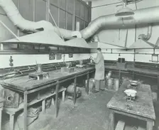 Varnish Laboratory, Borough Polytechnic, Southwark, London, 1936