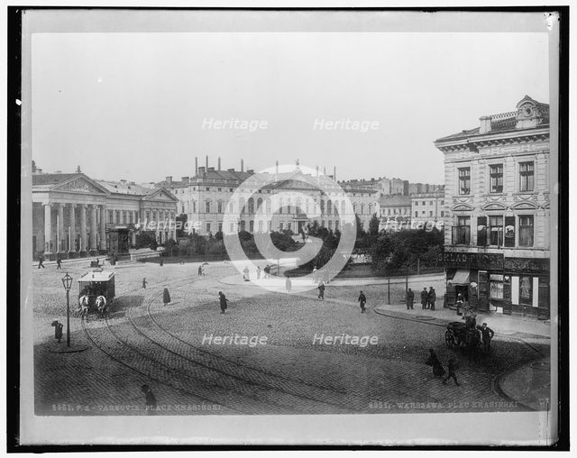 Varsovie Place Krasinski. Warszawa, between 1910 and 1920. Creator: Harris & Ewing.