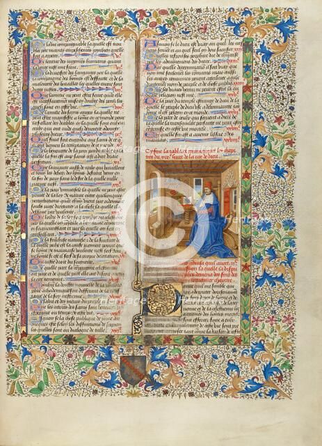 Varro in His Study; Cité de Dieu, about 1440-1450. Creator: Master of the Oxford Hours.