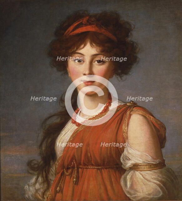 Varvara Ivanovna Naryshkina, née Ladomirsky (1785-1840), 1800. Artist: Vigée-Lebrun, Marie Louise Elisabeth (1755-1842)
