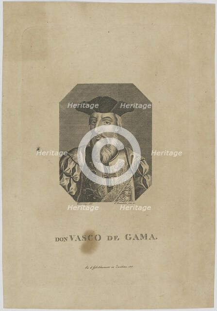 Vasco da Gama. Creator: Rosmäsler, Johann Friedrich (c. 1775-1858).