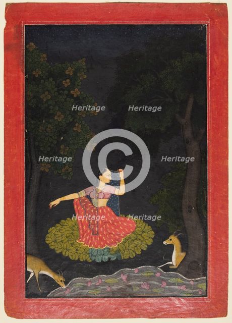 Vasaksajja Nayika, c. 1750. Creator: Unknown.
