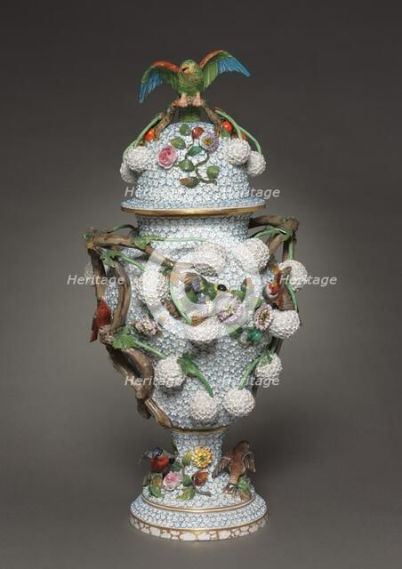 Vase, 1850-1899. Creator: Meissen Porcelain Factory (German).