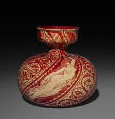 Vase, 1889. Creator: Walter Crane (British, 1845-1915); Maw & Co. (British (modern), 1850-1969)