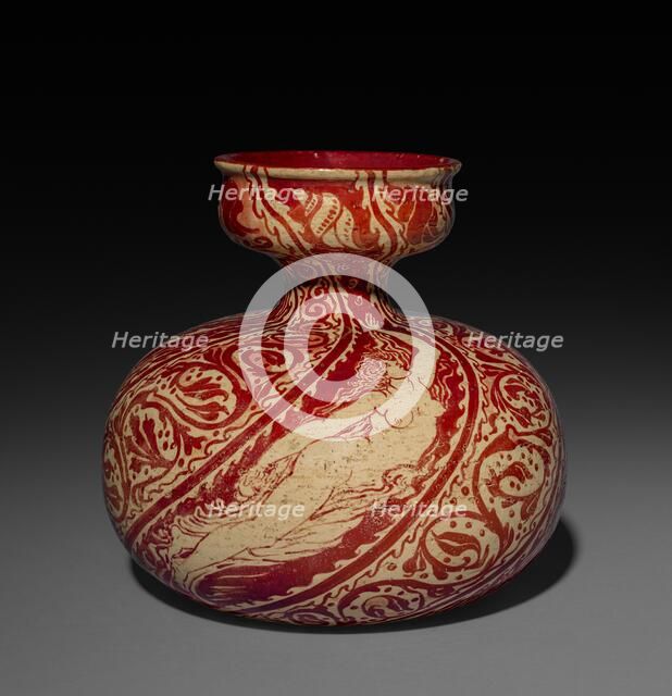 Vase, 1889. Creator: Walter Crane (British, 1845-1915); Maw & Co. (British (modern), 1850-1969).