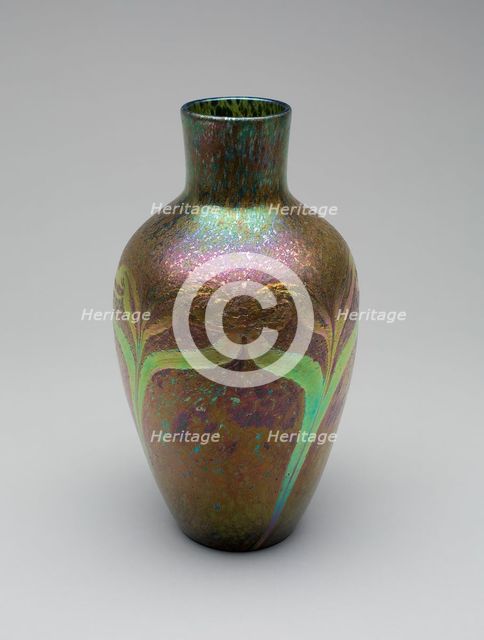 Vase, 1899. Creators: Tiffany & Co, Tiffany Glass.