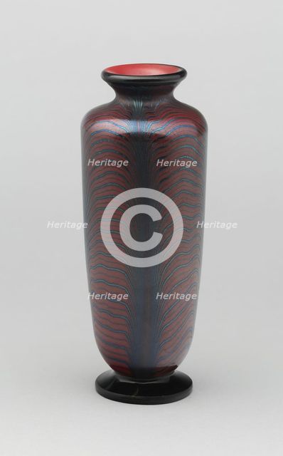 Vase, 1900/20. Creators: Tiffany & Co, Tiffany Glass.