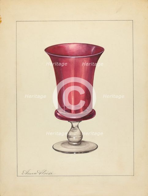 Vase, 1935/1942. Creator: Anna Aloisi.