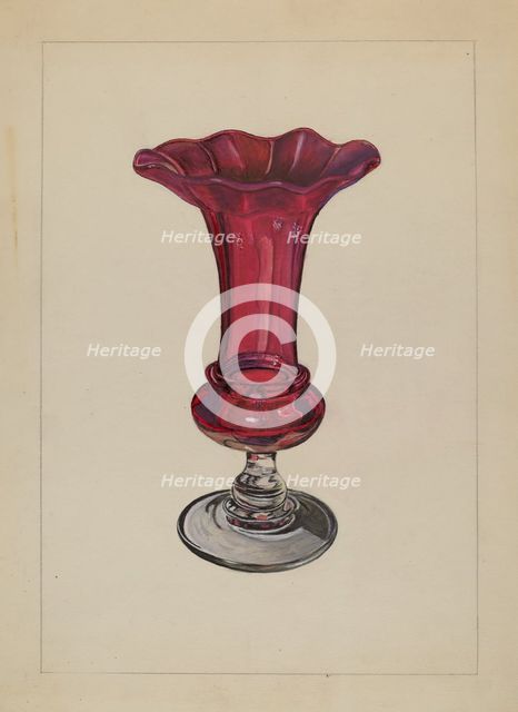 Vase, 1935/1942. Creator: Gertrude Lemberg.