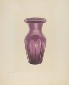 Vase, 1935/1942. Creator: Isidore Steinberg