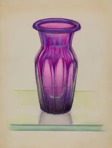 Vase, 1935/1942. Creator: John Tarantino