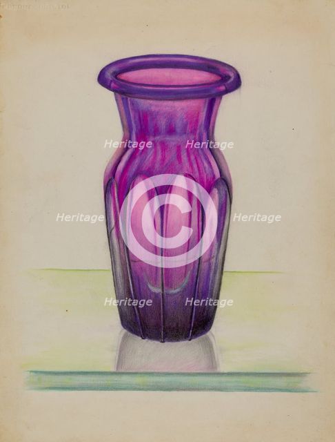 Vase, 1935/1942. Creator: John Tarantino.