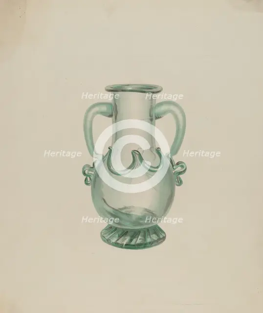 Vase, 1935/1942. Creator: Michael Fenga.