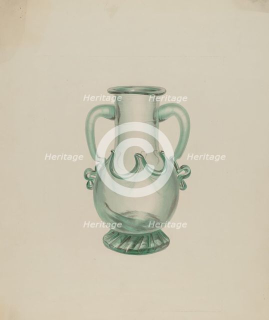 Vase, 1935/1942. Creator: Michael Fenga.