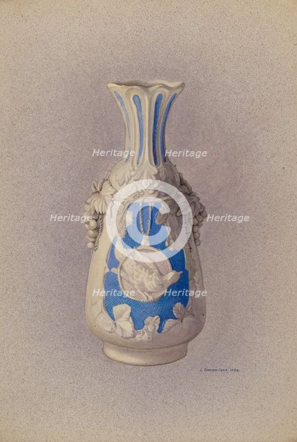 Vase, 1938. Creator: J. Howard Iams.