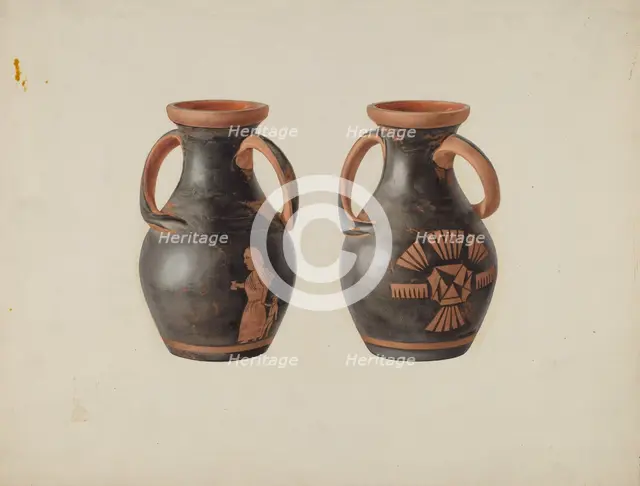 Vase, 1939. Creator: Alfred H. Smith.
