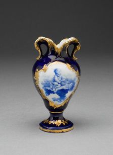 Vase (Vase à Oreilles), Vincennes, c. 1754. Creators: Vincennes Porcelain Manufactory, Jean-Claude Deplessis