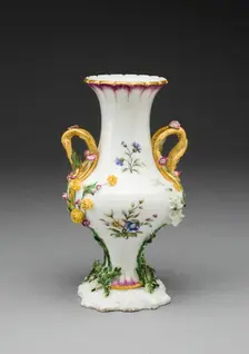 Vase, Vincennes, 1749/52. Creators: Vincennes Porcelain Manufactory, Jean-Claude Deplessis