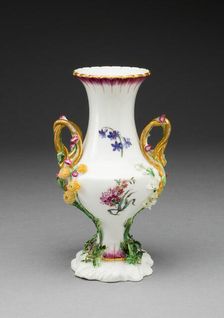 Vase, Vincennes, 1749/52. Creators: Vincennes Porcelain Manufactory, Jean-Claude Deplessis