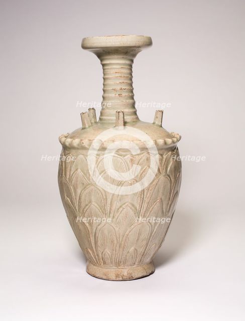 Vase with Cup-Shaped Mouth and Five Spouts..., Northern Song dynasty, late 10th/early 11th century. Creator: Unknown.