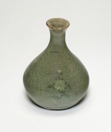 Vase with Chrysanthemum Flower Heads, Korea, Goryeo dynasty (918-1392), mid-13th century. Creator: Unknown