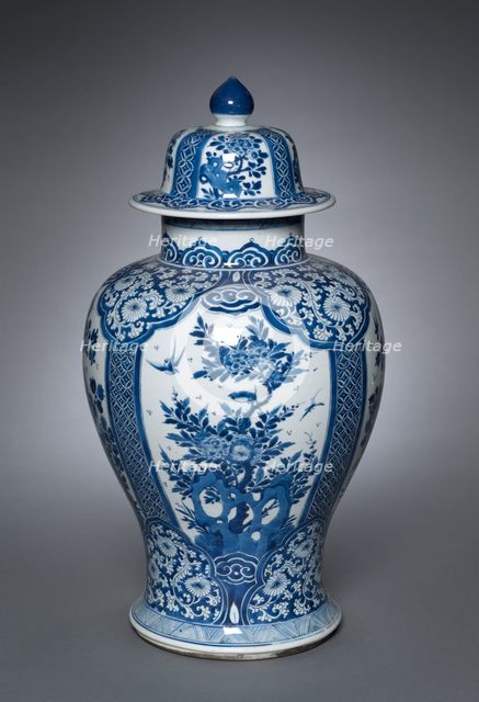 Vase with Cover, 1662- 1722. Creator: Unknown.