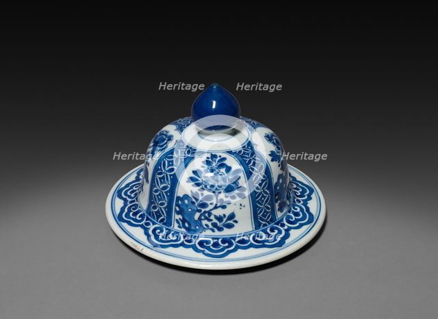 Vase with Cover (lid), 1662-1722. Creator: Unknown.