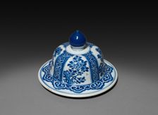 Vase with Cover (lid), 1662-1722. Creator: Unknown