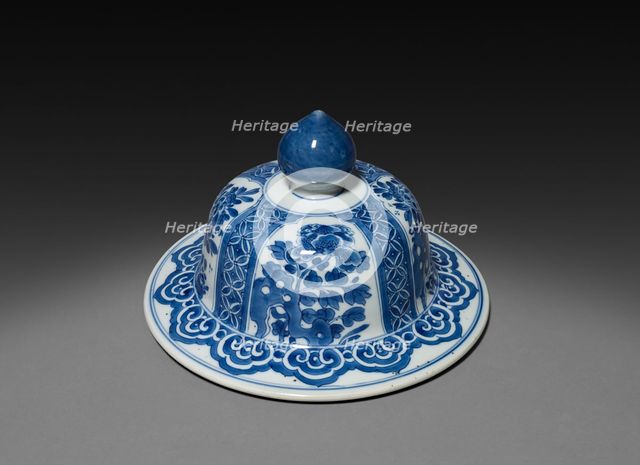 Vase with Cover (lid), Qing dynasty (1644-1912), Kangxi reign (1661-1722). Creator: Unknown.