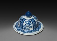 Vase with Cover (lid), Qing dynasty (1644-1912), Kangxi reign (1661-1722). Creator: Unknown