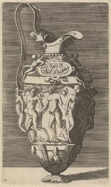 Vase with Dancing Women and Satyrs, 17th century (late). Creator: Rene Boyvin