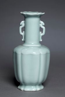 Vase with Dragon Handles, 1736-1795. Creator: Unknown