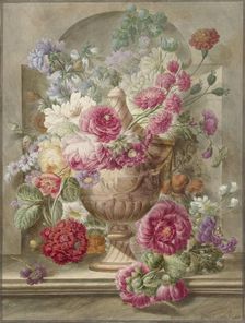 Vase with Flowers, 1745-1784. Creator: Pieter van Loo