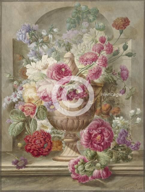 Vase with Flowers, 1745-1784. Creator: Pieter van Loo.