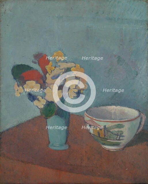 Vase with flowers and cup, 1887. Artist: Bernard, Émile (1868-1941)