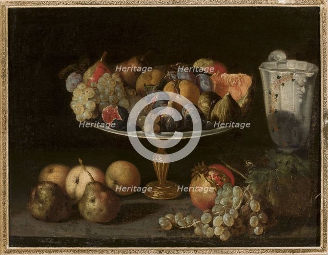 Vase with fruit of the south, Between 1600 and 1625. Creator: Galizia, Fede (1578-1630).