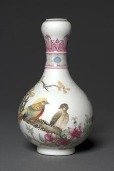 Vase with Golden Pheasants, 1736-95. Creator: Unknown