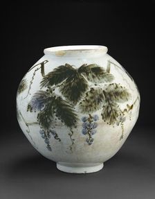 Vase with grape vine, c1700