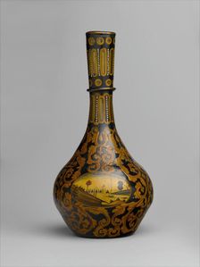 Vase with Landscape Vignette, Turkey, 19th century. Creator: Unknown