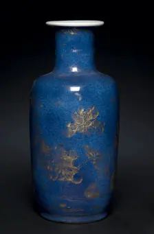 Vase with Lotus Plants, 1662-1722. Creator: Unknown