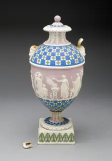 Vase with Sacrifice to Ceres, Burslem, c. 1800. Creator: Wedgwood