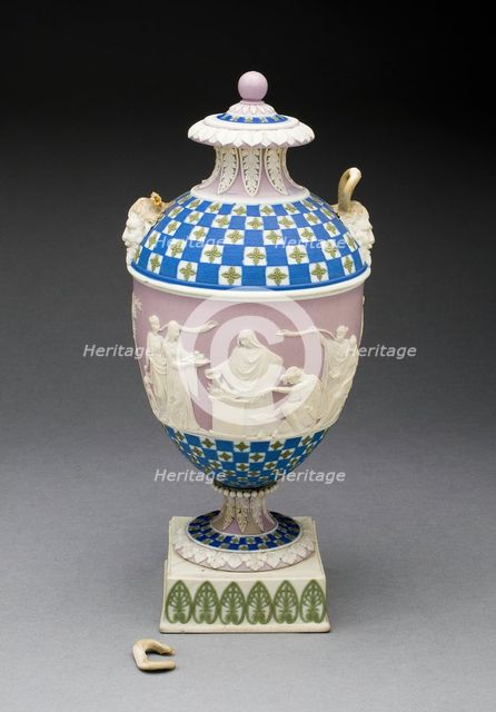 Vase with Sacrifice to Hymen, Burslem, c. 1800. Creator: Wedgwood.