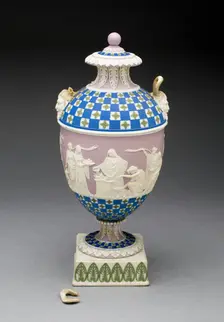 Vase with Sacrifice to Hymen, Burslem, c. 1800. Creator: Wedgwood