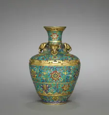 Vase with Three Rams Heads, 1736-1795. Creator: Unknown