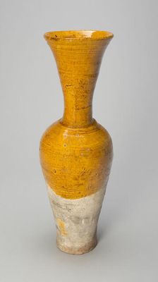 Vase with Trumpet-Shaped Mouth, Liao dynasty (907-1124), 11th century. Creator: Unknown