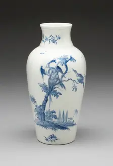 Vase, Worcester, c. 1755. Creator: Royal Worcester