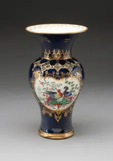 Vase, Worcester, c. 1770. Creator: Royal Worcester